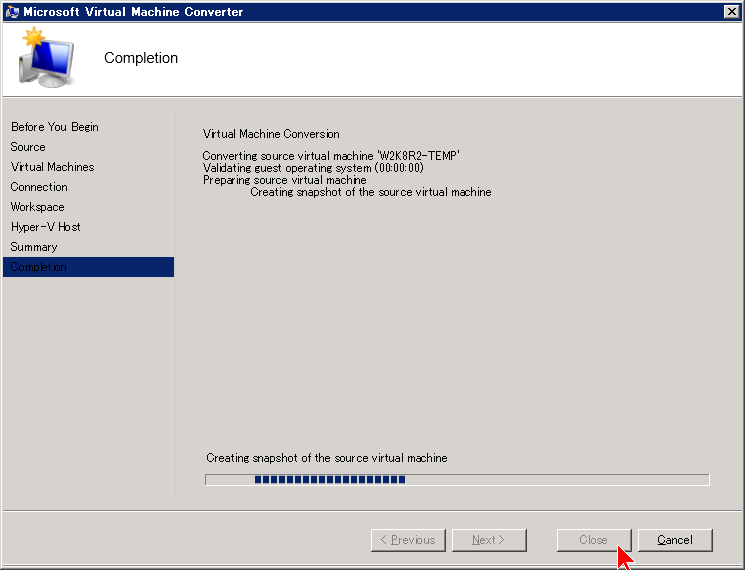 Virtual Hive :: [Microsoft] Virtual Machine Converter 이용방법