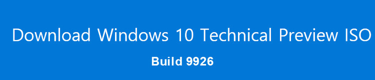 Windows 10 9926 Iso Download