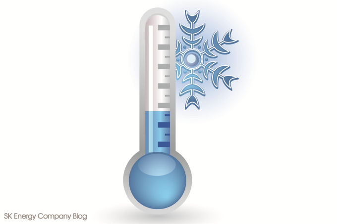 진드기는 낮은 온도에서 잘 살지 못한다는 것을 나타내기 위한 온도계 이미지입니다.